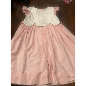 The bailey boys Embroidered Castle Dress Gingham